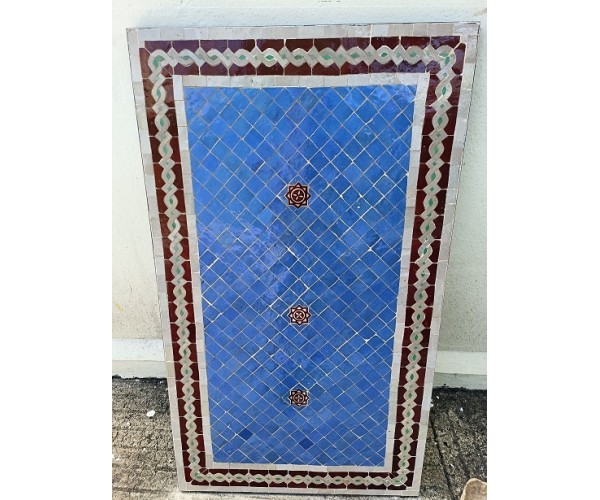 mesa de mosaico diseño medieval árabe