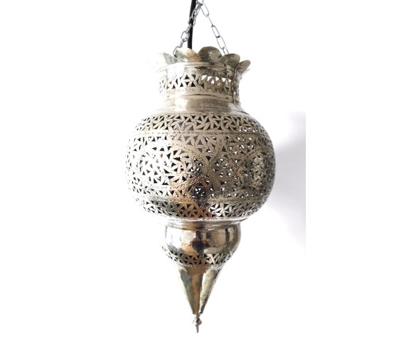 lámpara marroquí de bronce árabe