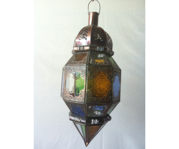 Lámpara de cristal árabe
