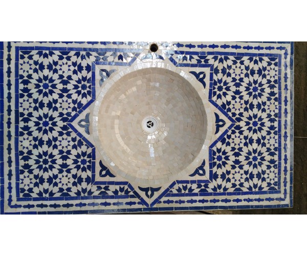 Lavabo de mosaico diseño árabe